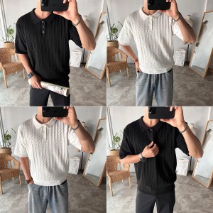 꽈베기 폴로 니트 반팔