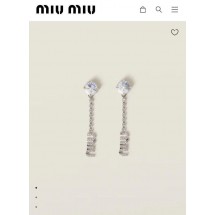 미우미우 스톤 귀걸이 (국내배송)