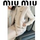 미우미우 후드 퍼 조끼 (국내배송)
