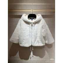 루이비통 인조 밍크 퍼 후드 재킷 (해외배송)