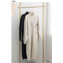 셀린느 하이넥 롱 니트 집업 가디건 (국내배송)