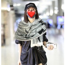 샤넬 더블C자 캐시미어 롱 스카프 (해외배송)