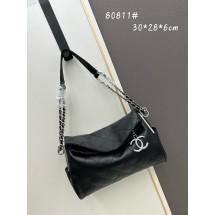 샤넬 블랙 실버 숄더백 (해외배송)