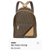 펜디 키오도  다이고널 캔버스 백팩 (국내배송)