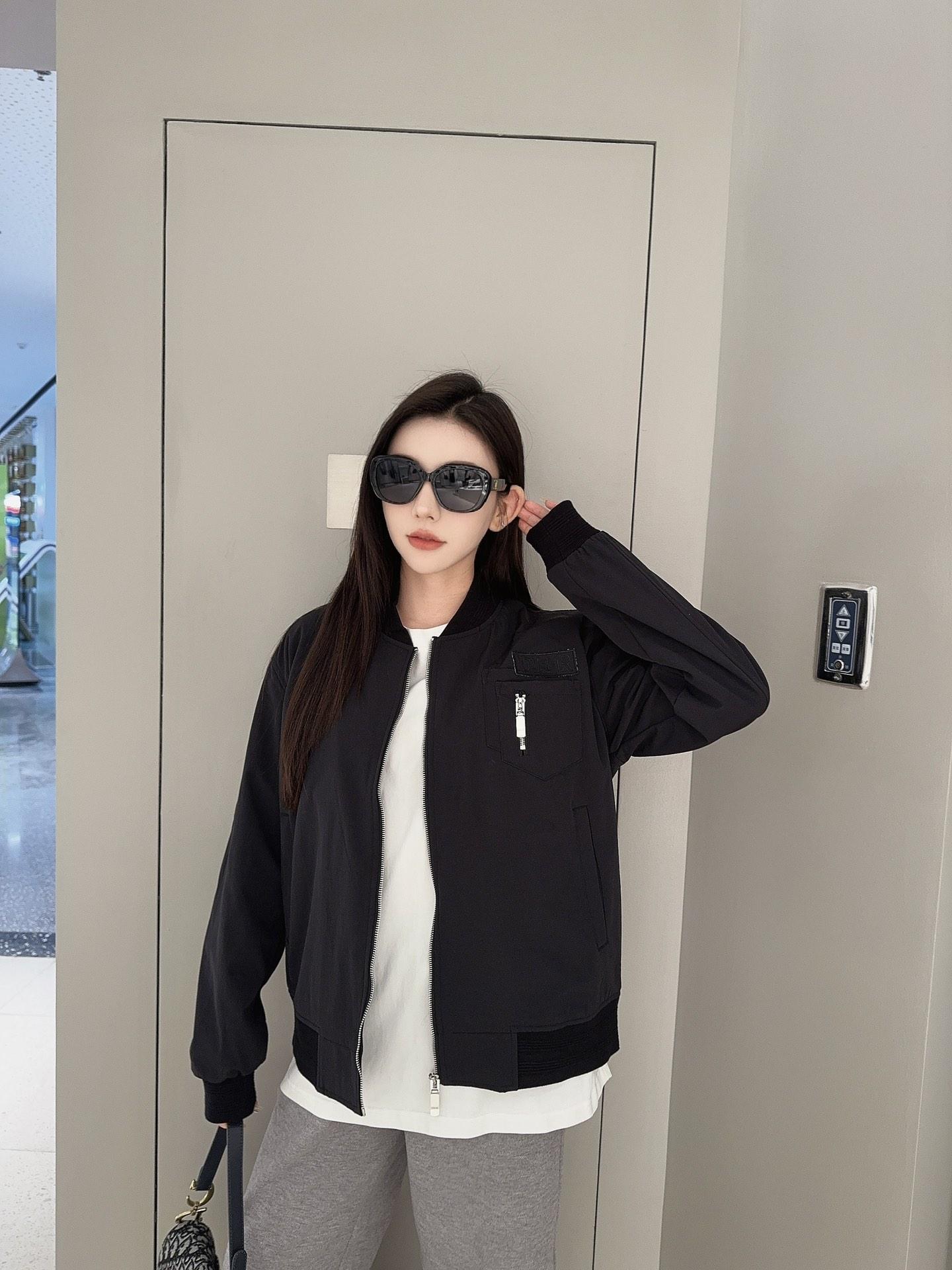 디올 x 스톤아일랜드 콜라보 레터링 베이스볼 재킷 (해외배송)