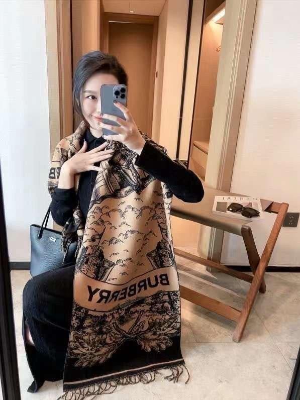 버버리 캐시미어 숄 머플러 (국내배송)