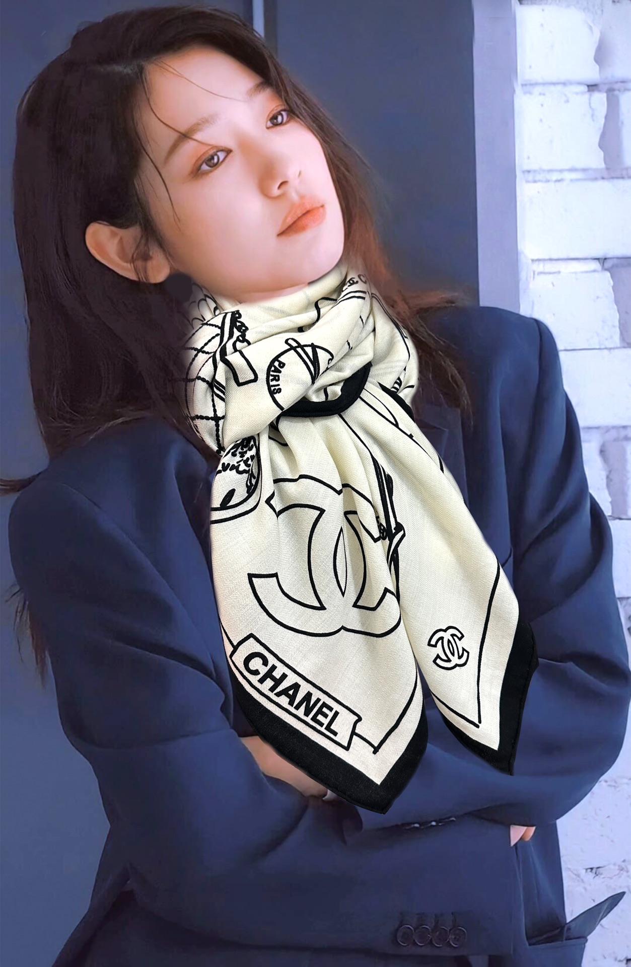 샤넬 스카프 (해외배송)