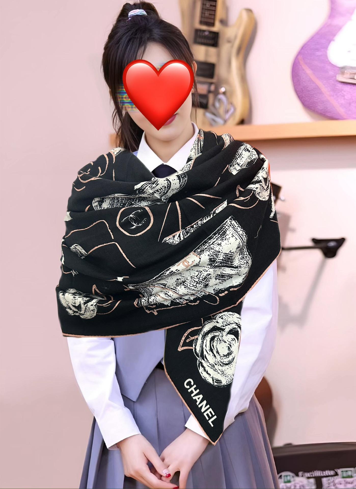 샤넬 스카프 (해외배송)
