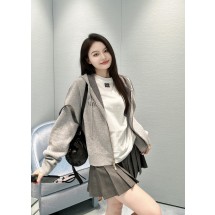 미우미우 후드 니트 캐시미어 자켓 (해외배송)