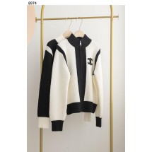 셀린느 여성 배색 니트 집업 (국내배송)