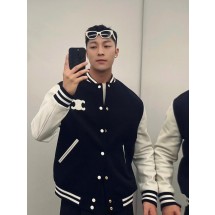 셀린느 모노그램 정품 가죽 야구 재킷 (해외배송)