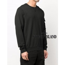 스톤아일랜드 가먼트워싱 견장 포켓 포인트 티셔츠 (국내배송)