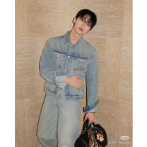 루이비통 포켓 자수 워시드 라이트 블루 데님 재킷 (정품급 해외배송)