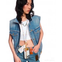 루이비통 양면 데님 베스트 재킷 (해외배송)