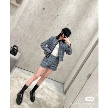 디올 라탄 체크 코트 자켓 (해외배송)