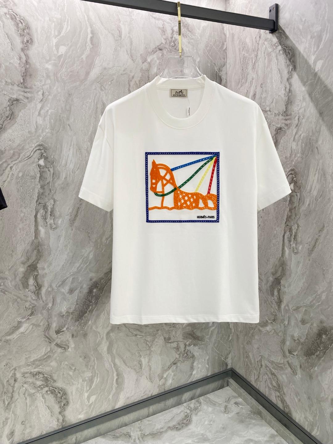 에르메스 반팔 티셔츠 2컬러 (해외배송)
