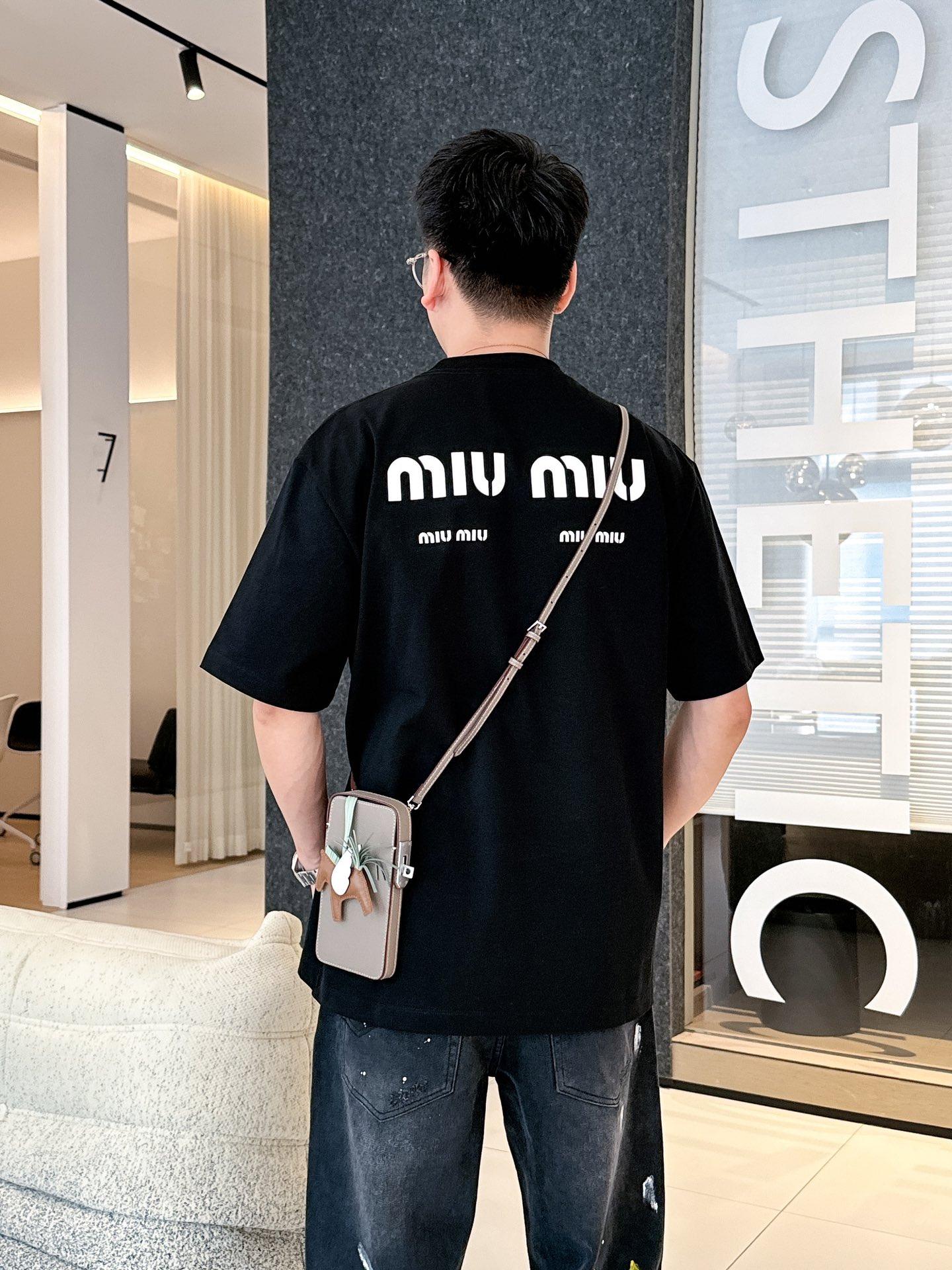 미우미우 반팔 티셔츠 (해외배송)
