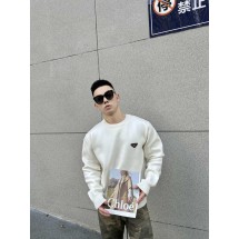 프라다 트라이앵글 로고 니트 풀오버 스웨터 (해외배송)