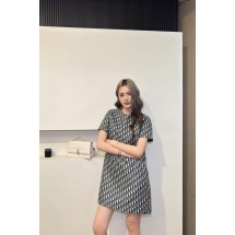 디올 클래식 반팔 드레스 (해외배송)