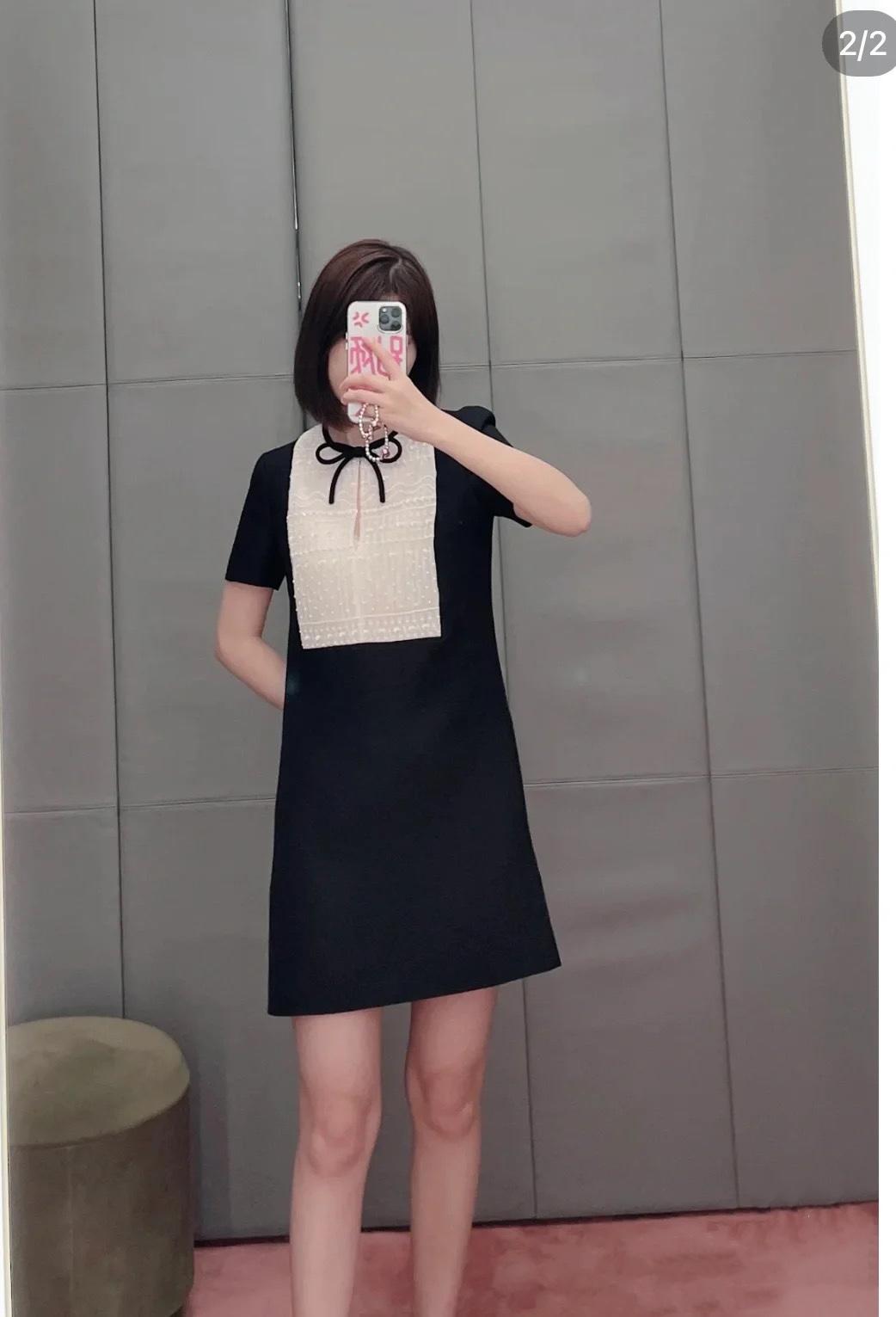 발렌티노 반팔 드레스 2컬러 (해외배송)
