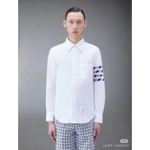 톰브라운 오블리크 블루 스트라이프 긴팔 셔츠 (해외배송)