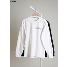 샤넬 페인팅 까멜리아 빈티지 코튼 롱 슬리브 티셔츠 (국내배송)