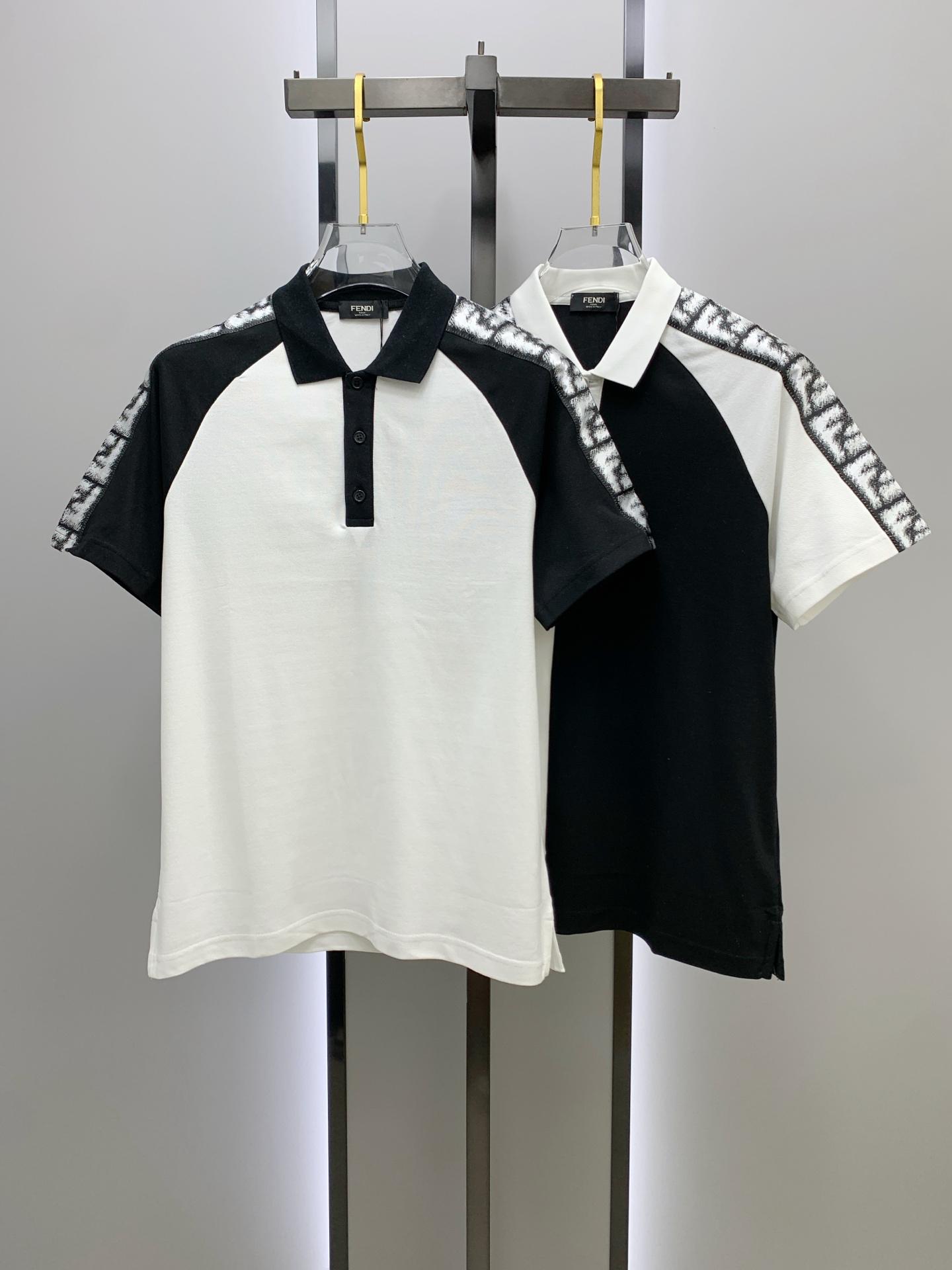 펜디 폴로 라펠 반팔 2컬러  (해외배송)