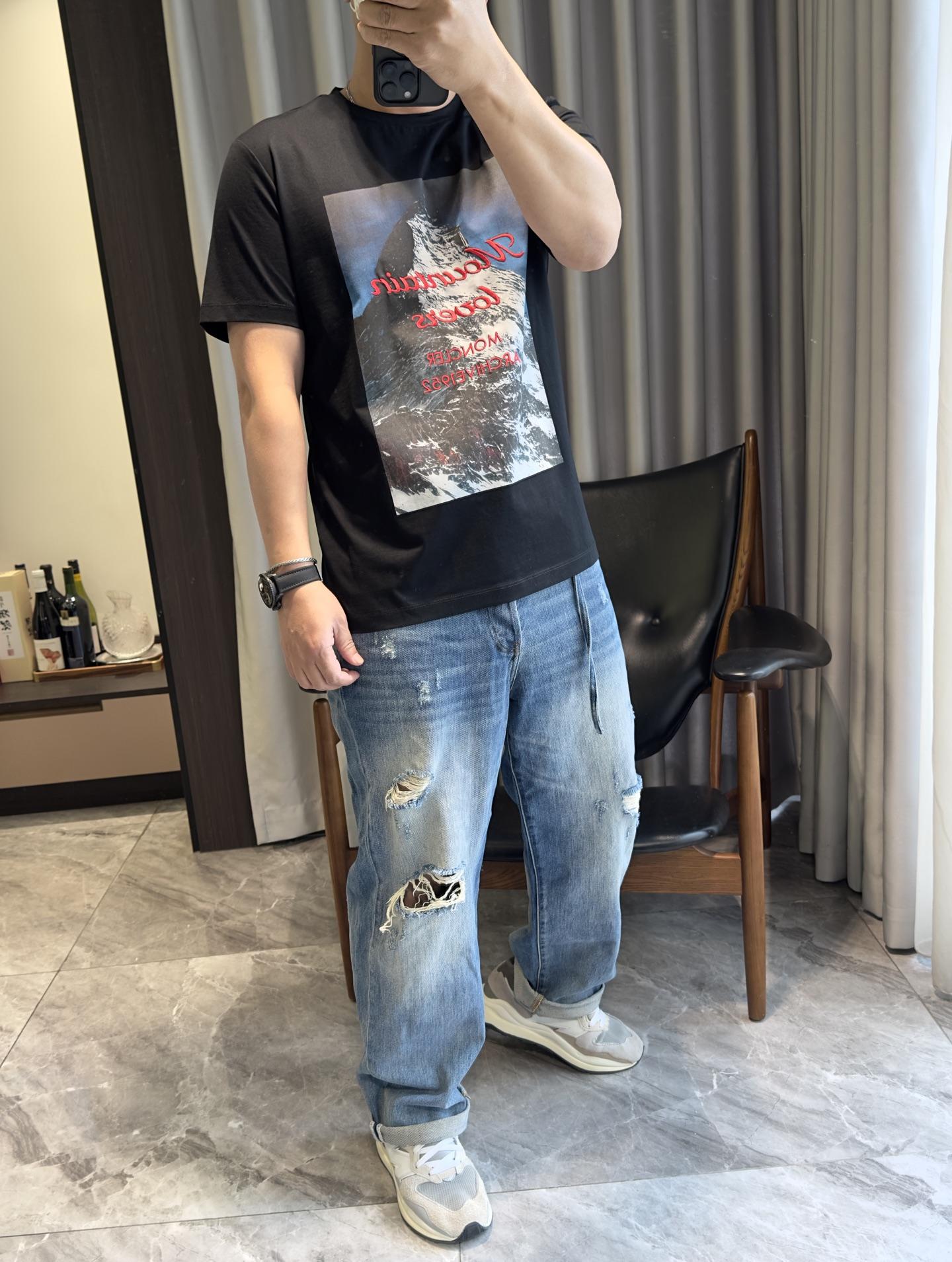 몽클레어 반팔 티셔츠 2컬러 (해외배송)
