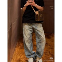 루이비통 25SS 체커보드 데님 재킷 + 데님 팬츠 (정품급 해외배송)