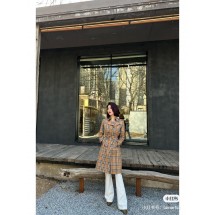 버버리 여성용 플레드 코튼 트렌치코트 (해외배송)