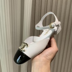 샤넬 더블 C 블록힐 샌들 (해외배송)