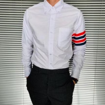 톰브라운 레드 블루 스트라이프 셔츠 (해외배송)