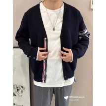 톰브라운 TB 니트 백 퍼피 스트라이프 니트 가디건 2컬러 (해외배송)