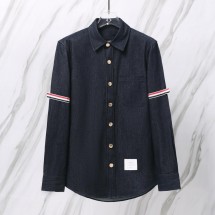톰브라운 TB 더블슬리브 라벨 데님 셔츠 재킷 (해외배송)