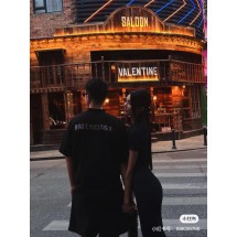 발렌시아가 라인스톤 로고 반팔 (정품급 해외배송)
