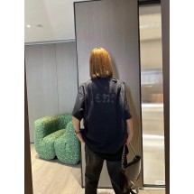 발렌시아가 2025SS 백 잉크 프린트 디스트레스드 반팔 (정품급 해외배송)