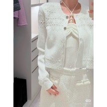 샤넬 홀로우 워븐 플레드 카디건 2컬러 (정품급 해외배송)