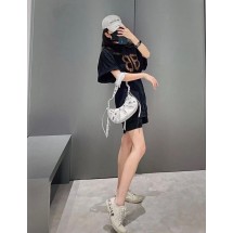 발렌시아가 오렌지 더블 B 프린트 반팔 (정품급 해외배송)