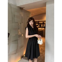 디올 슬리브리스 드레스 2컬러 (해외배송)
