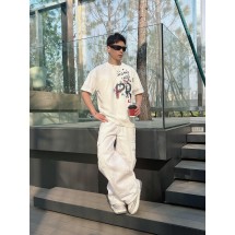 프라다 핸드페인팅 반팔 티셔츠 (해외배송)