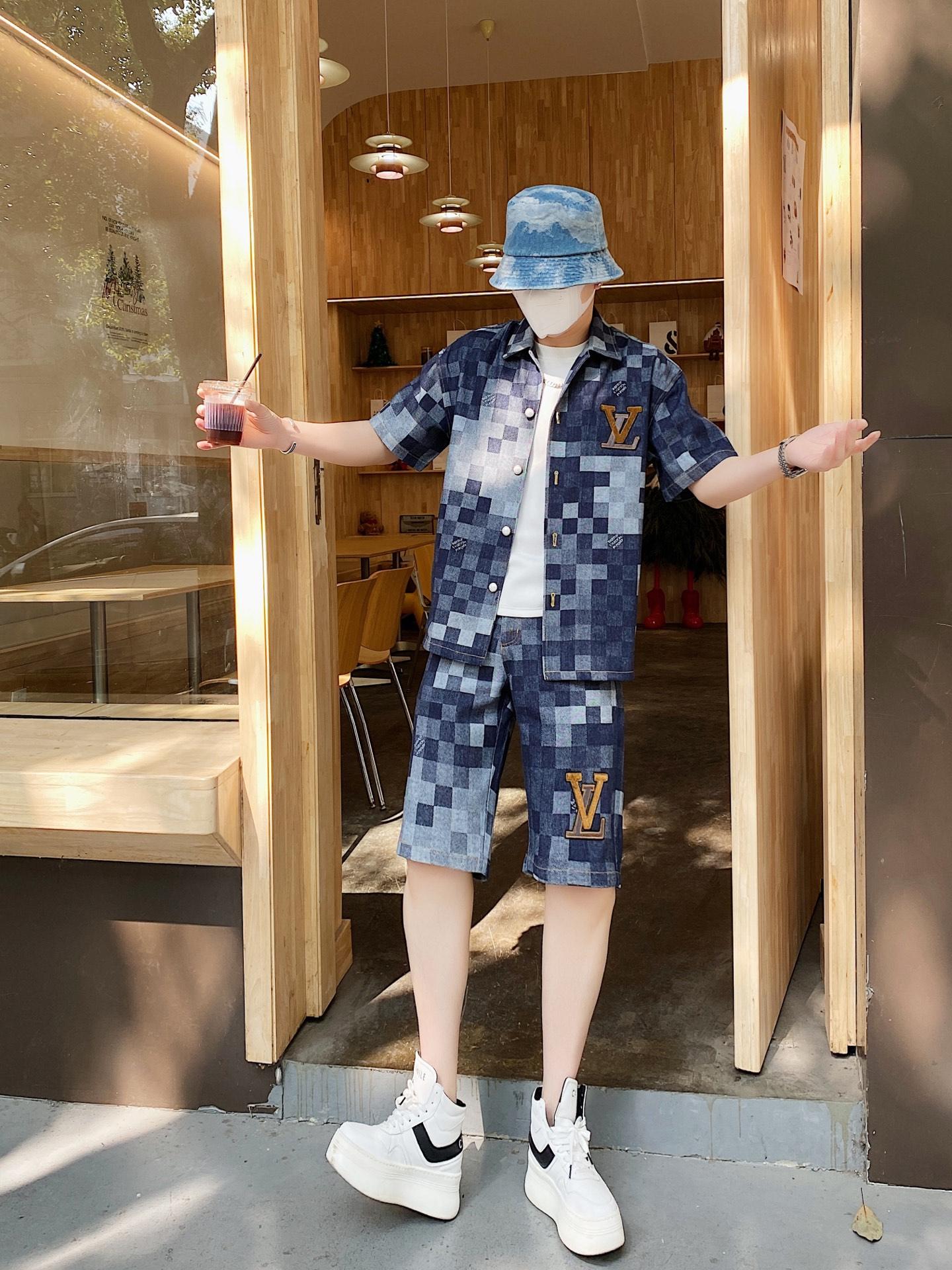 루이비통 데님 세트 (해외배송)
