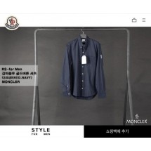 몽클레어 감마블루 골드버튼 셔츠 (국내배송)