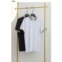 버버리 수입고급 클래식 체크 자수 카라티 (국내배송)