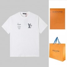 루이비통 수입 LV pont- neuf 라운드 티셔츠 남여공용 화이트 (국내배송)