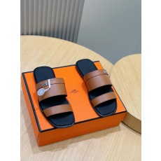 에르메스 남성용 가죽 아웃솔 샌들 (해외배송)