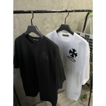 크롬하츠 CR가죽패치 워싱티4 (국내배송)