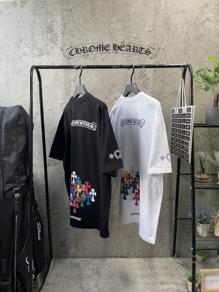 크롬하츠 CR커러프린팅 워싱티6 (국내배송)