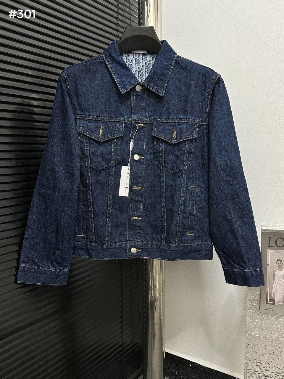 디올 24fw 오블리크 블루 로우 데님 자켓 (국내배송)