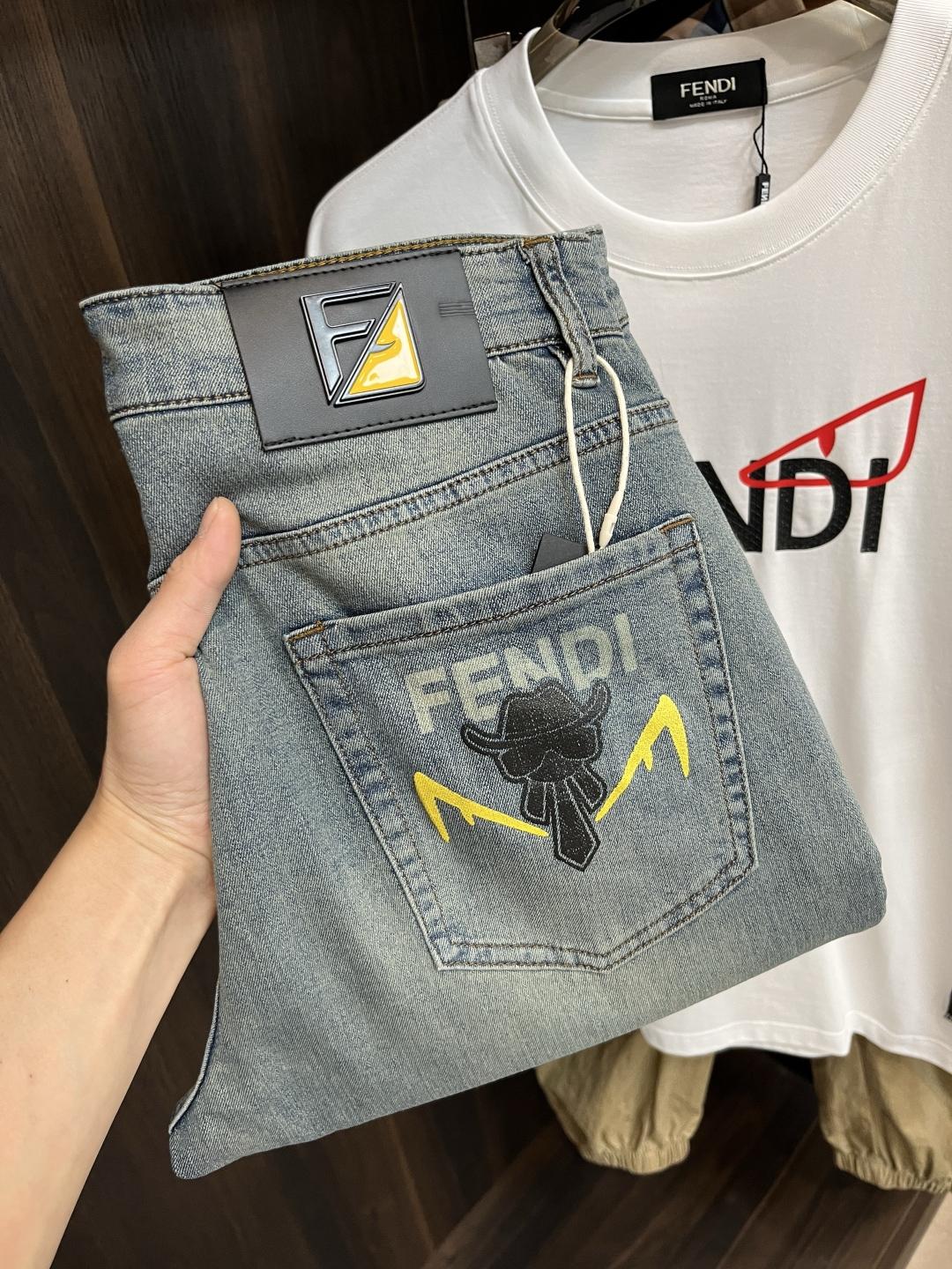 펜디 남성 캐주얼 청바지 (해외배송)