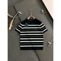 루이비통 스트라이프 자수로* 니트 라운드티셔츠 (국내배송)